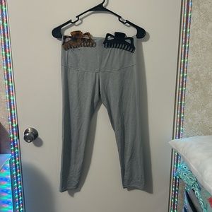 Two sweet nothingness, leggings, dark purple and light gray